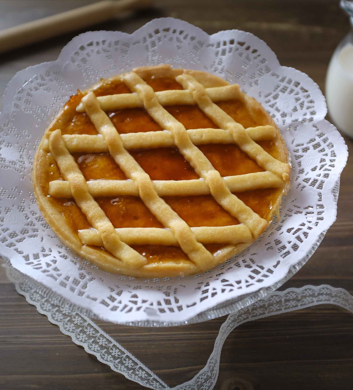 Crostata all'albicocca 320 g