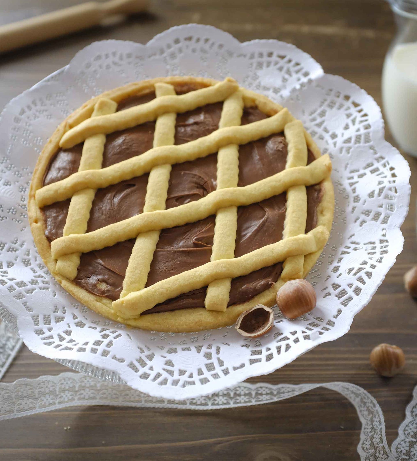 Crostata alla crema gianduia 320 g