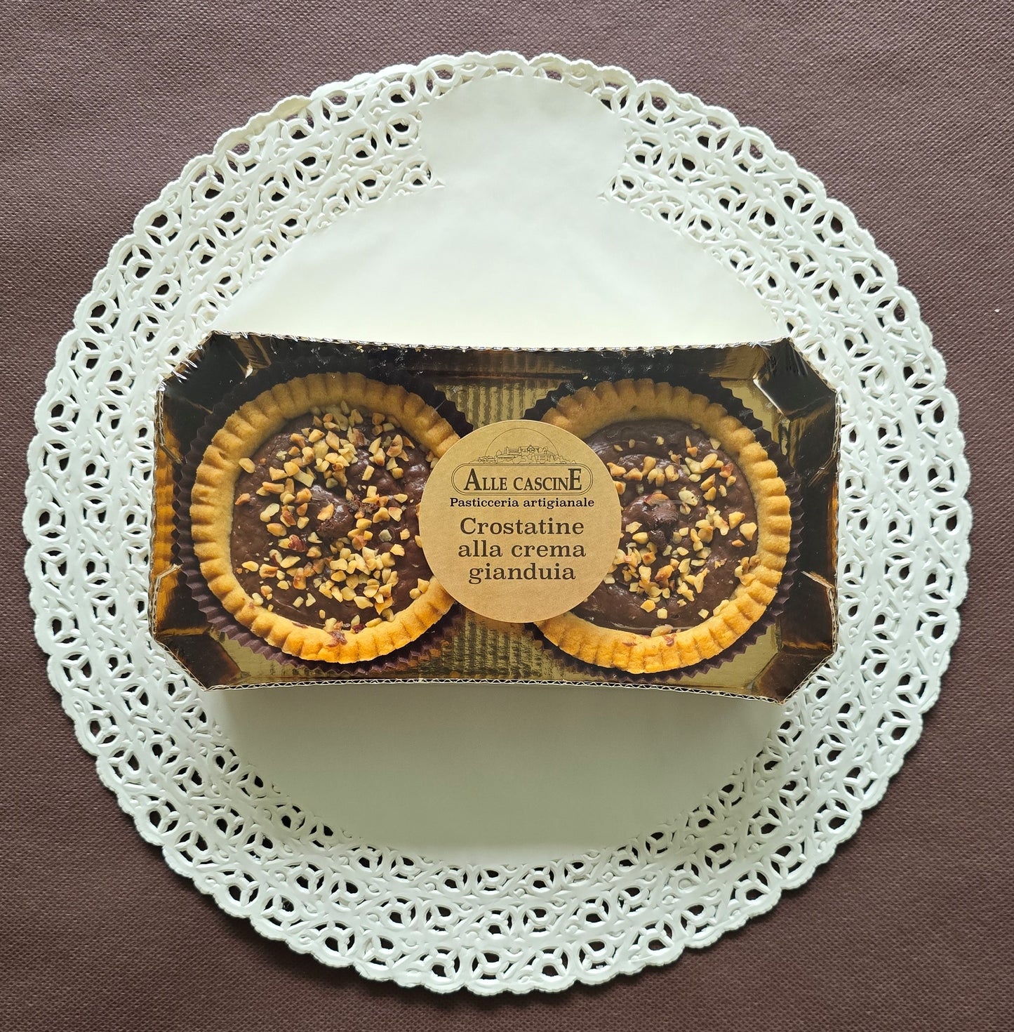 Crostatine crema gianduia gr 70x2