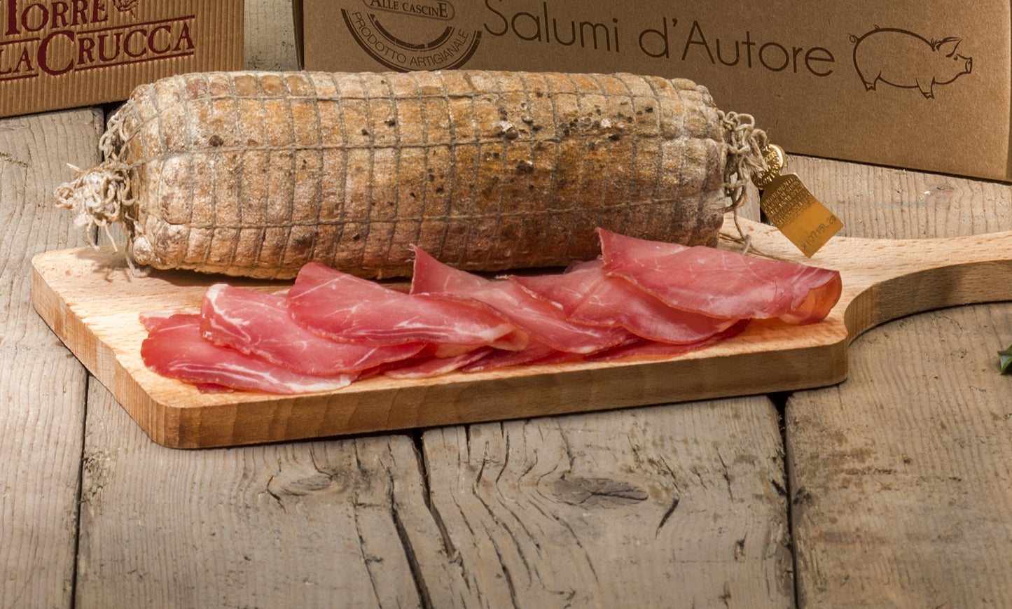 Lonzino stagionato al pepe gr 700 pv