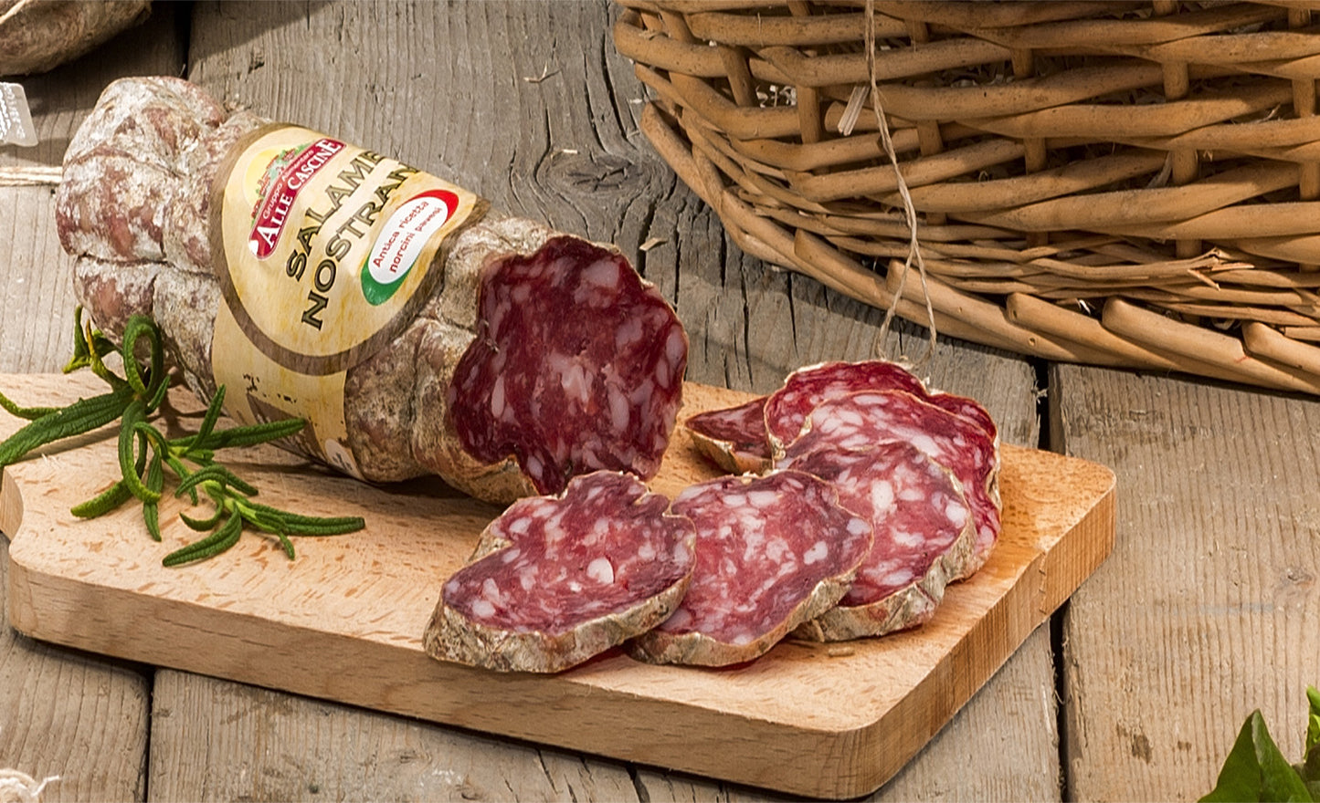 Salame nostrano di Villanterio gr 600 pv